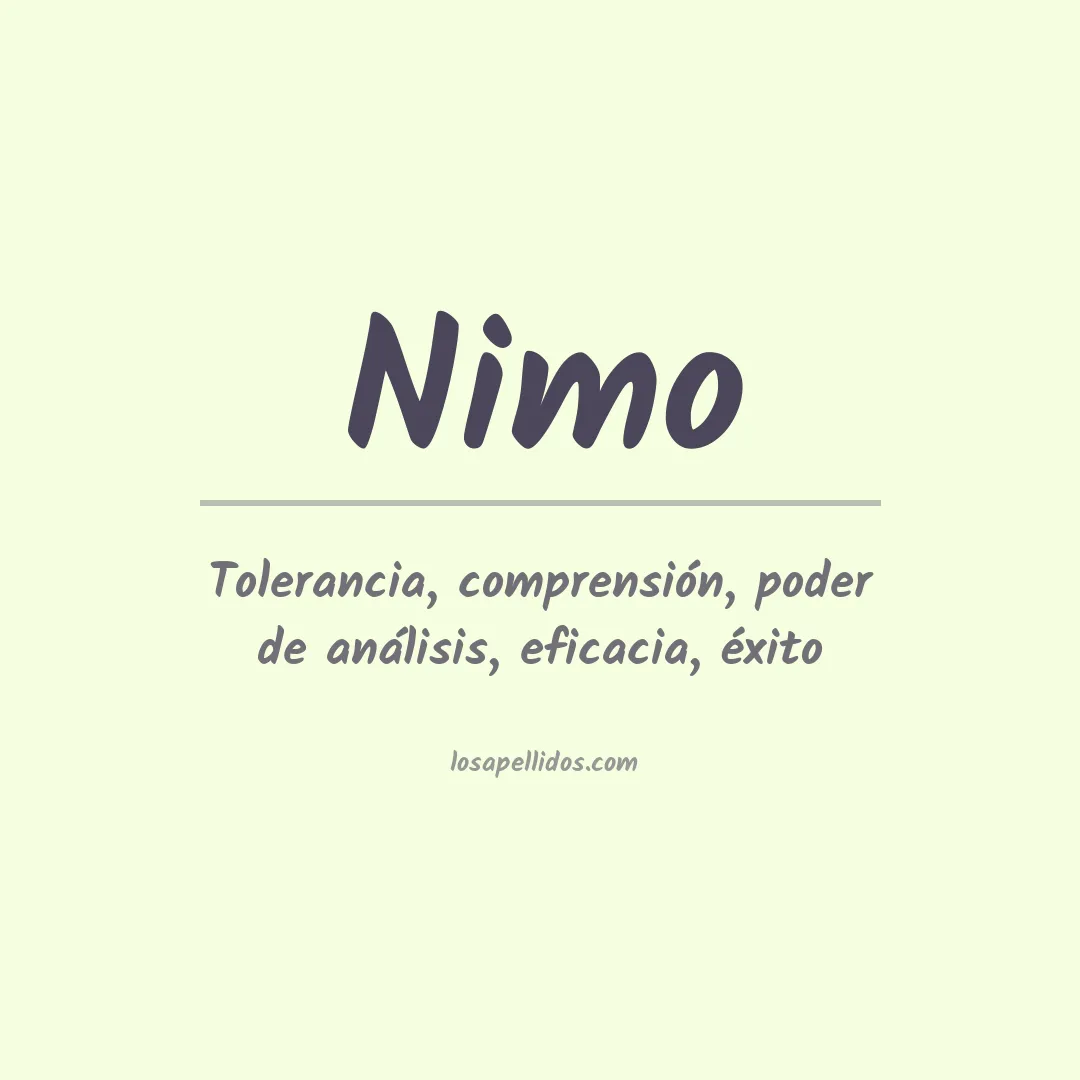 Apellido Nimo