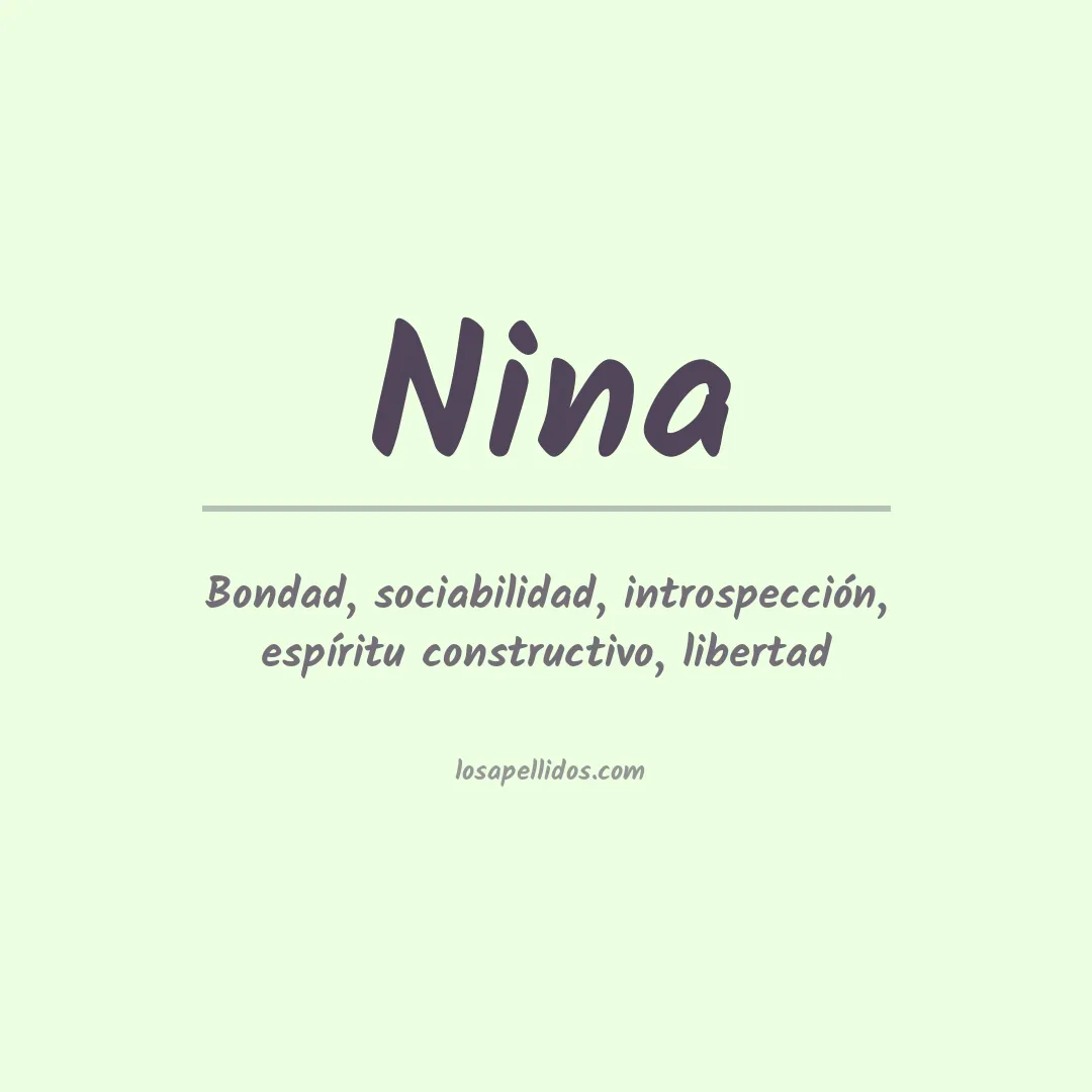 Apellido Nina