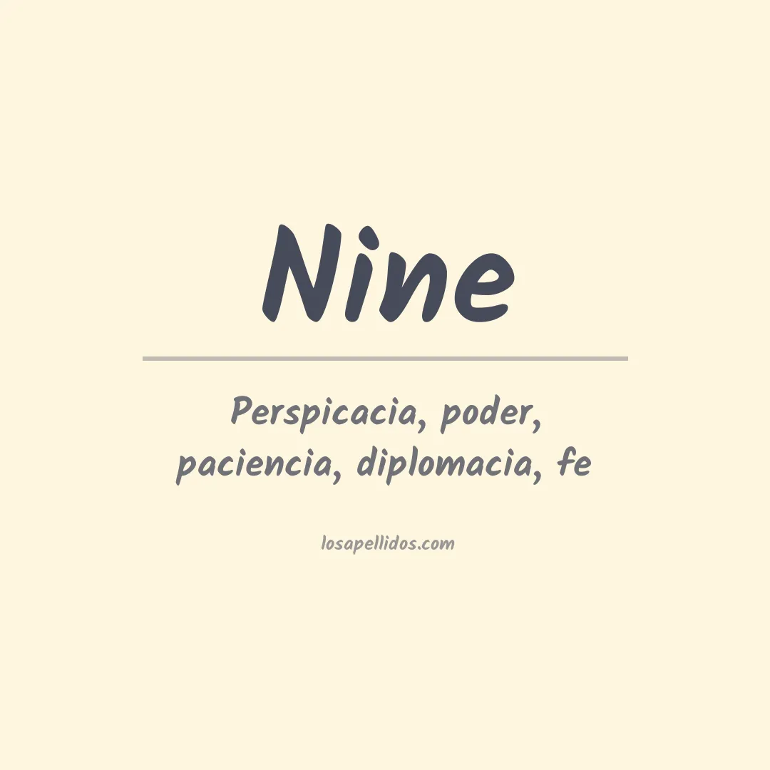 Apellido Nine