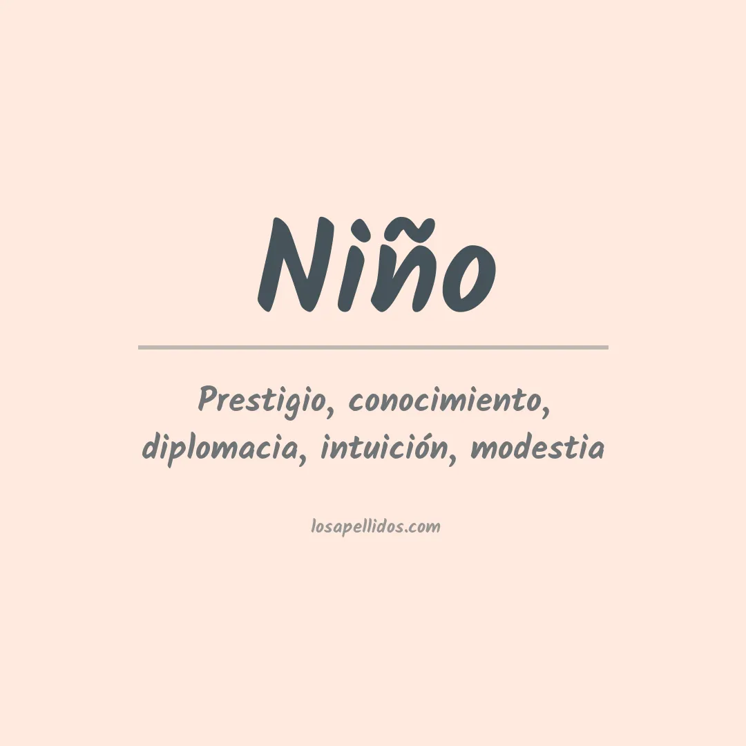 Apellido Niño