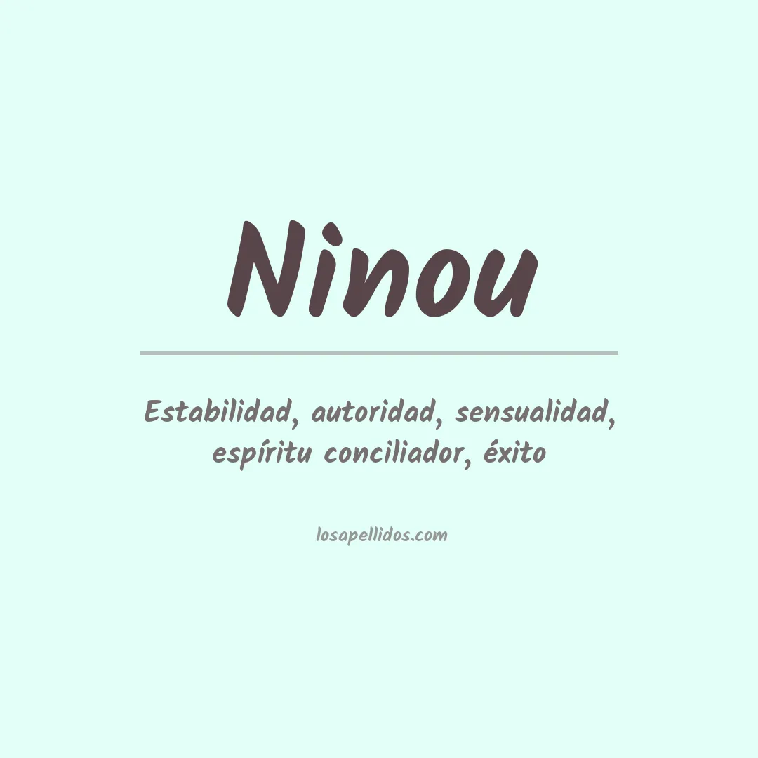 Apellido Ninou