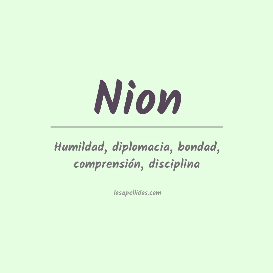 Apellido Nion