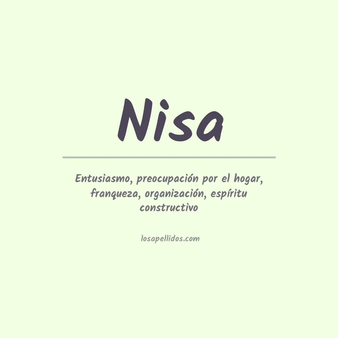 Apellido Nisa