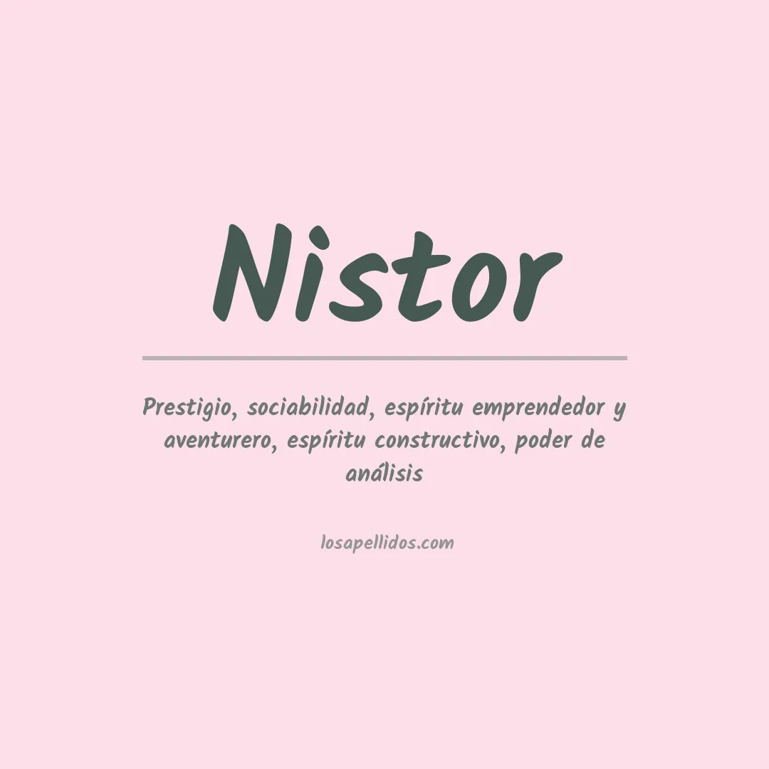 Apellido Nistor