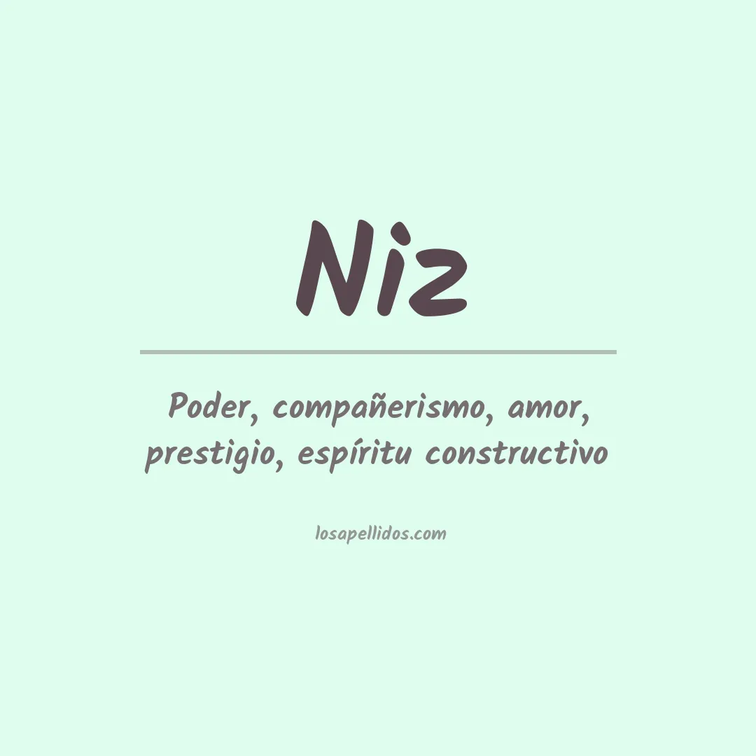 Apellido Niz