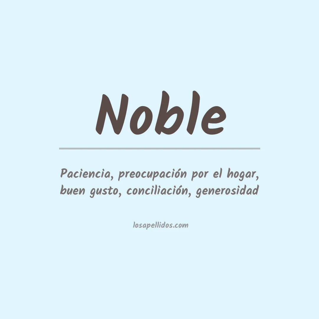 Apellido Noble
