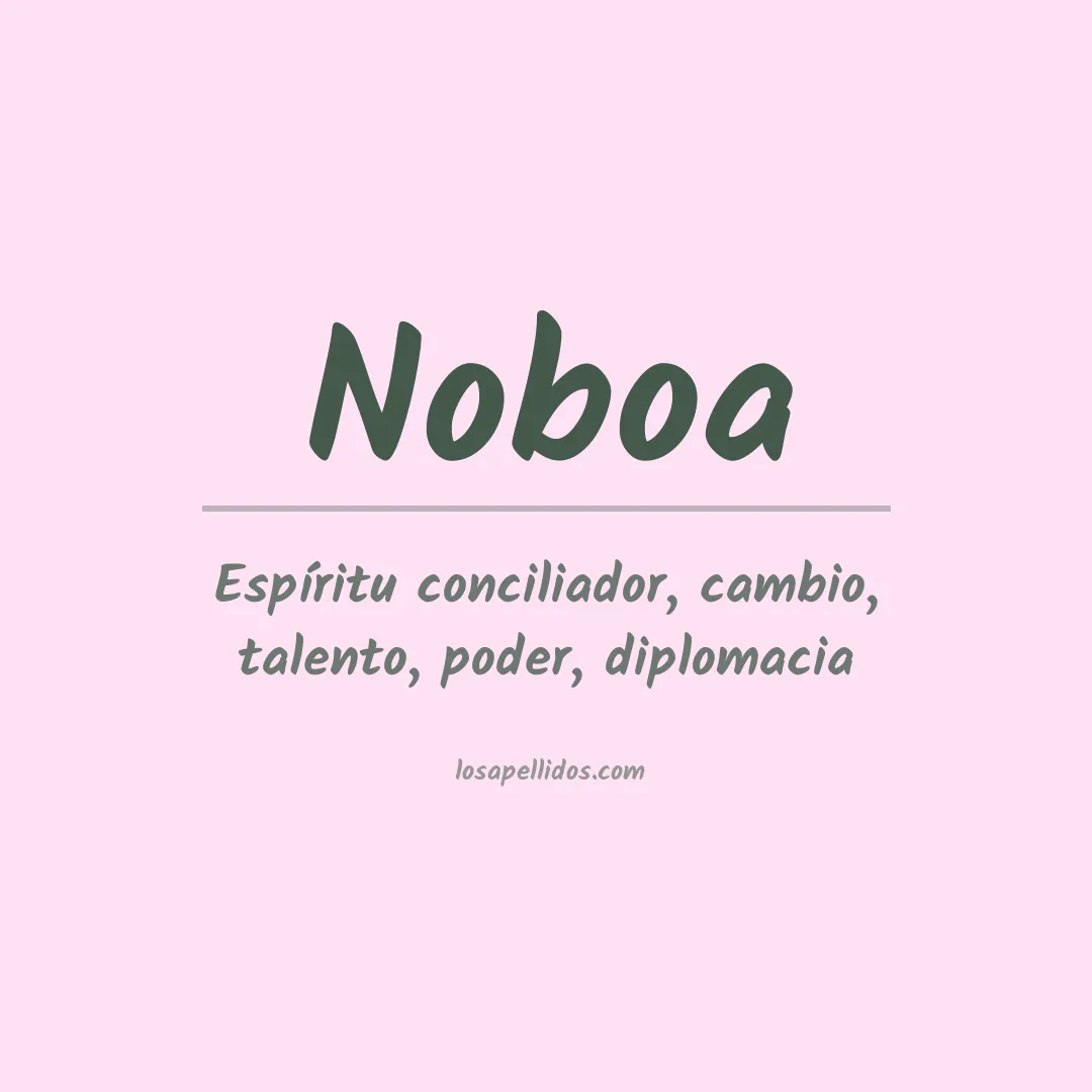 Apellido Noboa