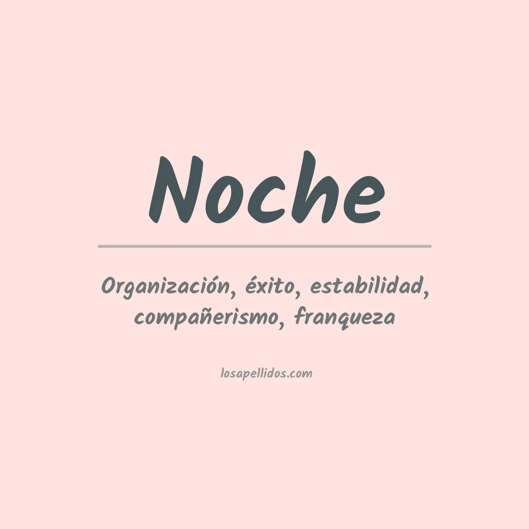 Apellido Noche