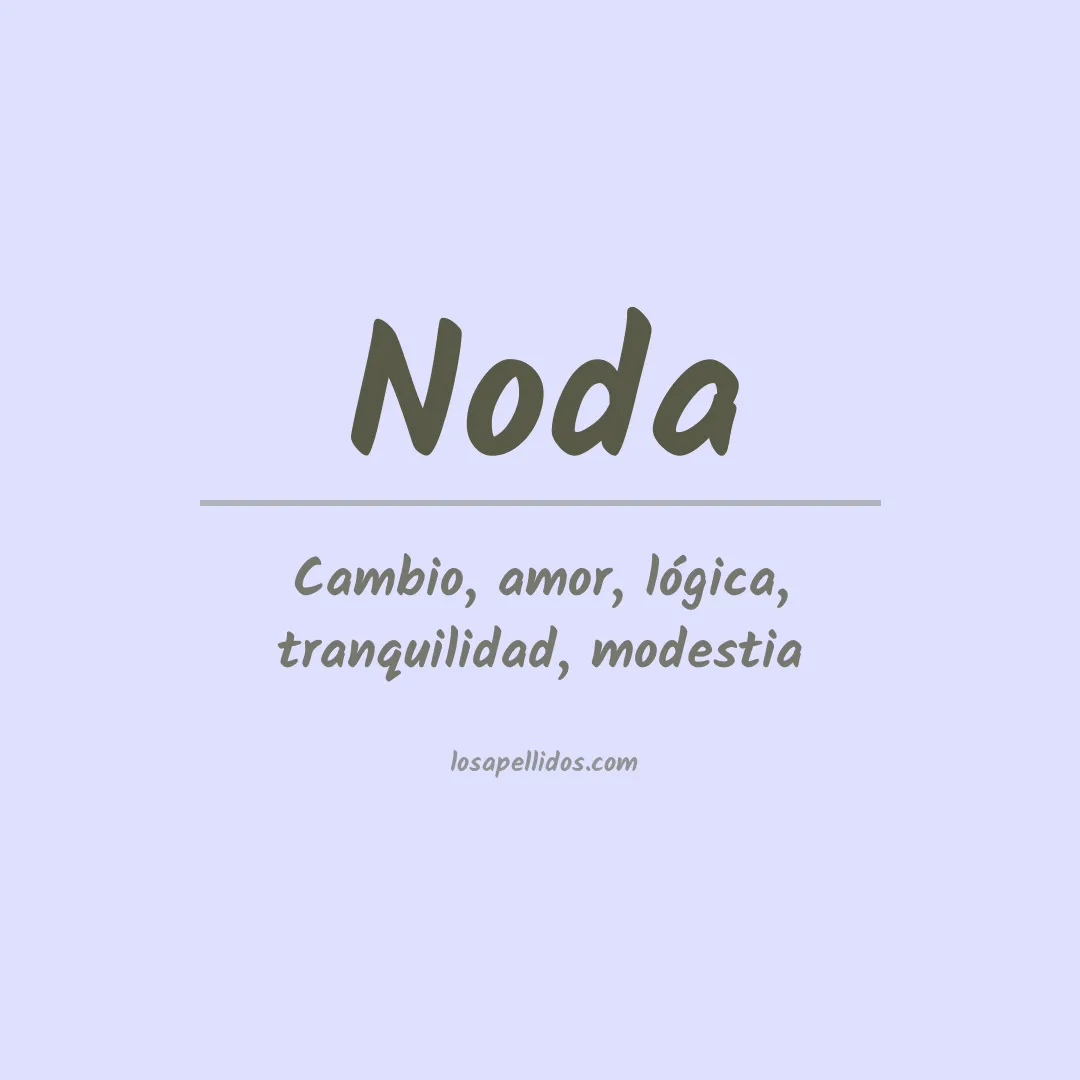 Apellido Noda