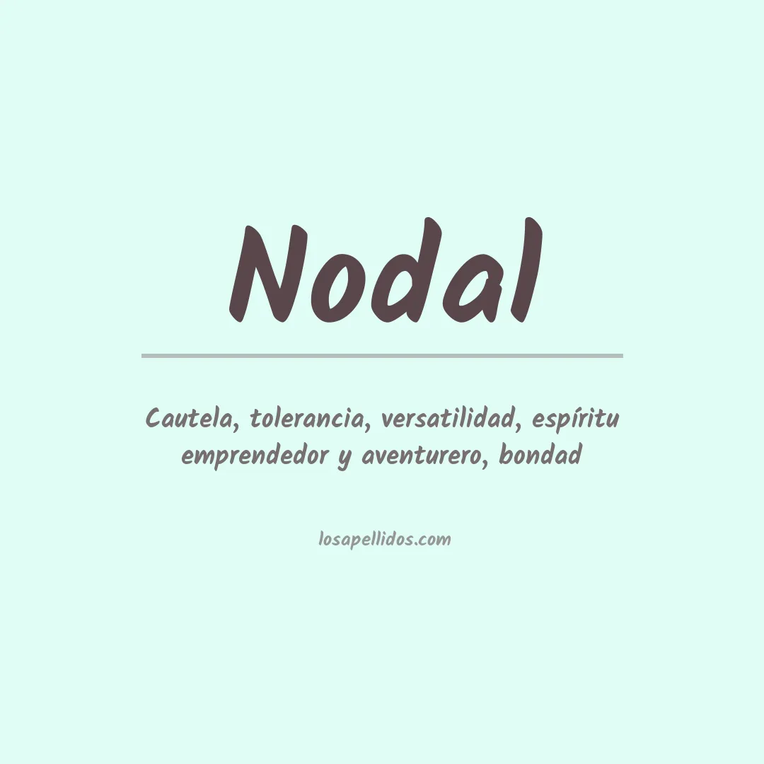 Apellido Nodal