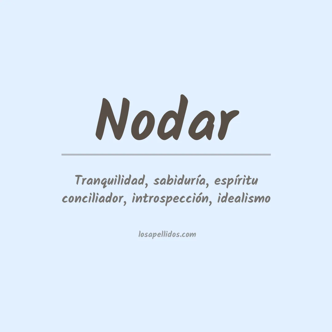 Apellido Nodar
