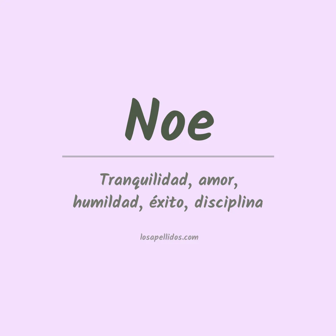 Apellido Noe