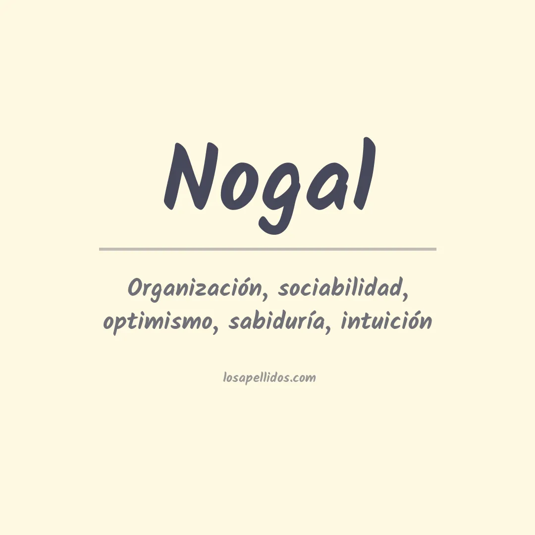 Apellido Nogal