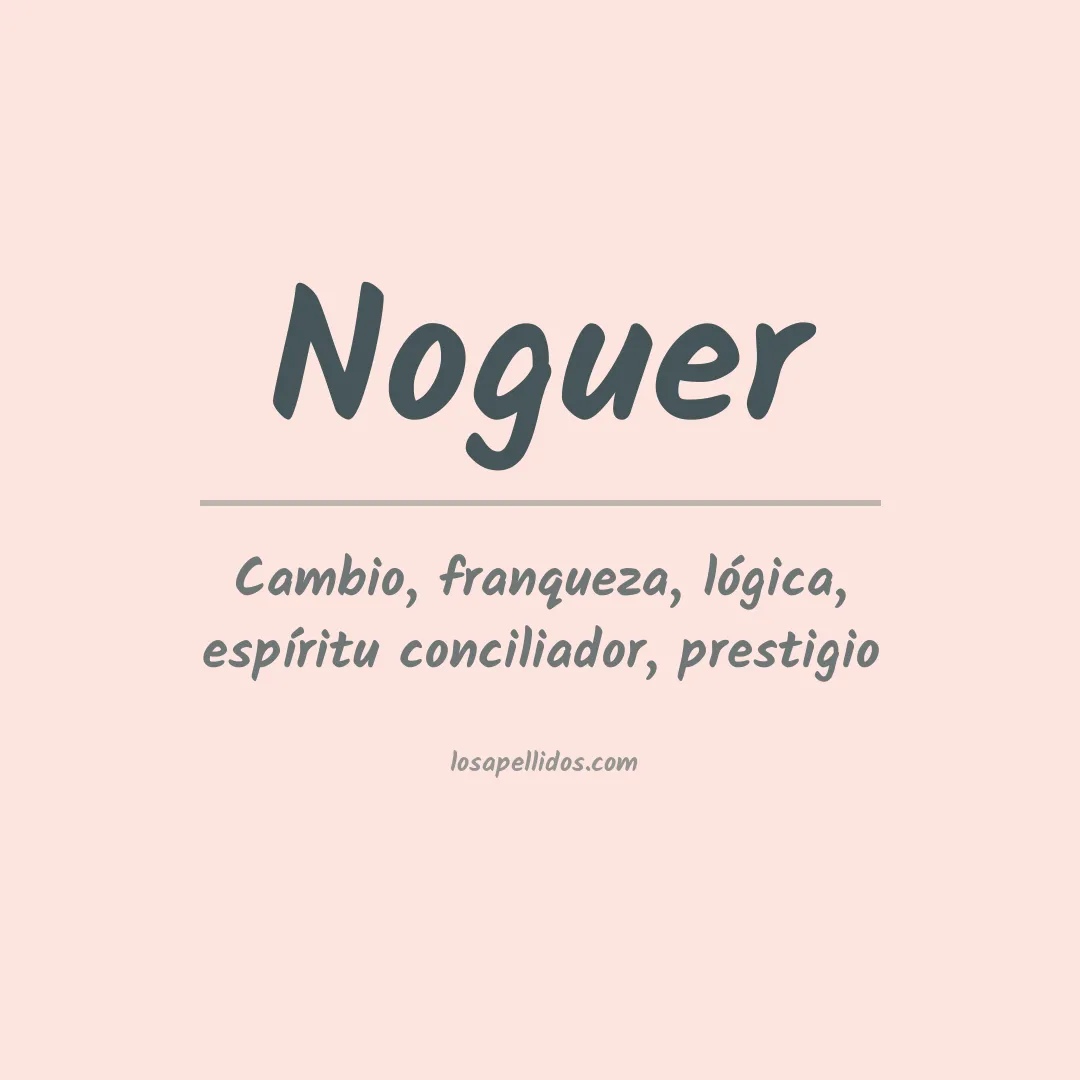 Apellido Noguer
