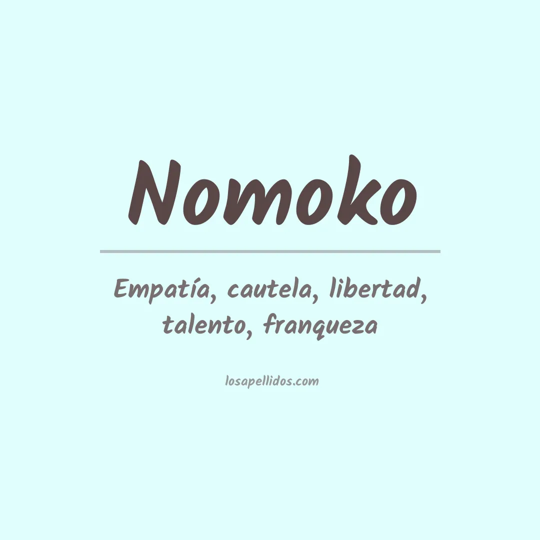Apellido Nomoko