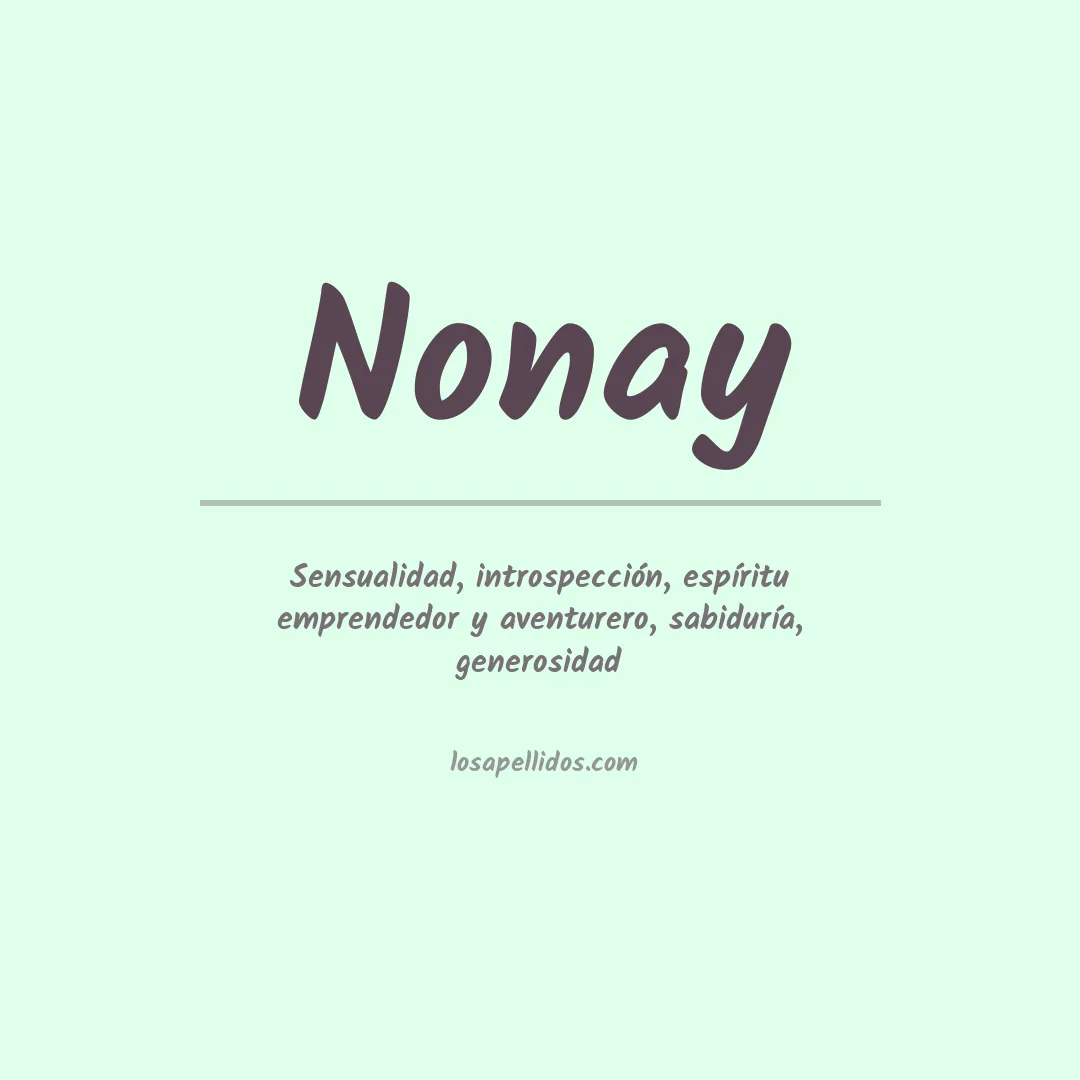 Apellido Nonay