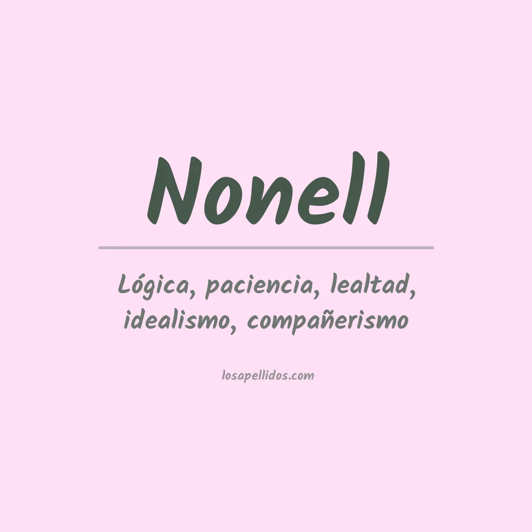 Apellido Nonell
