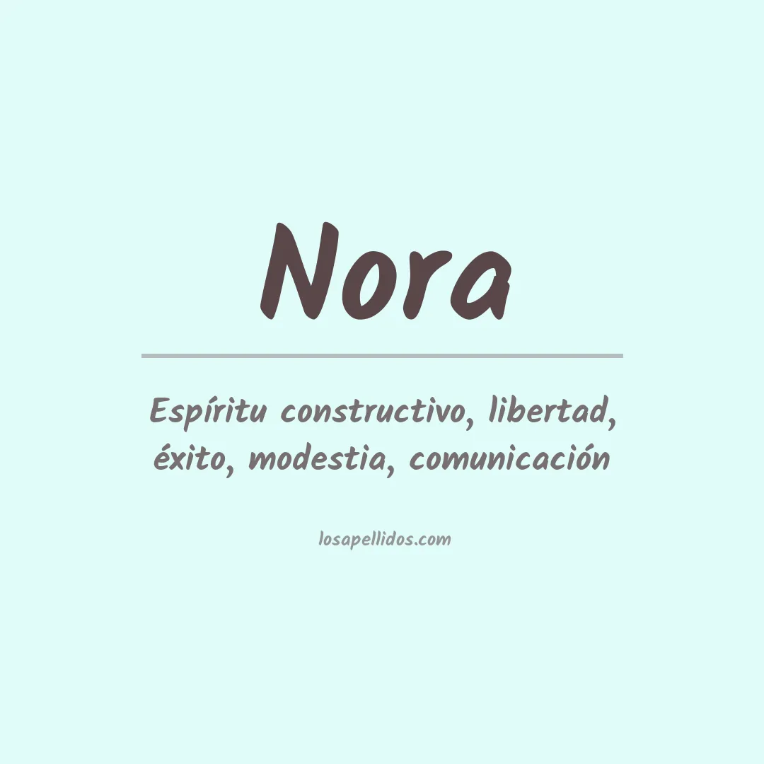 Apellido Nora