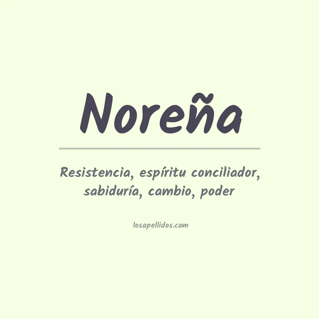 Apellido Noreña