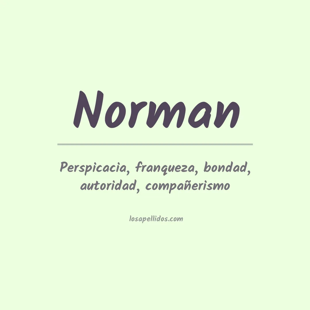 Apellido Norman