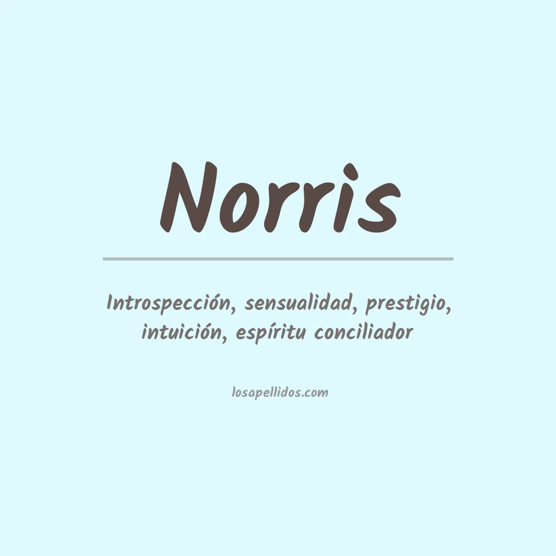 Apellido Norris