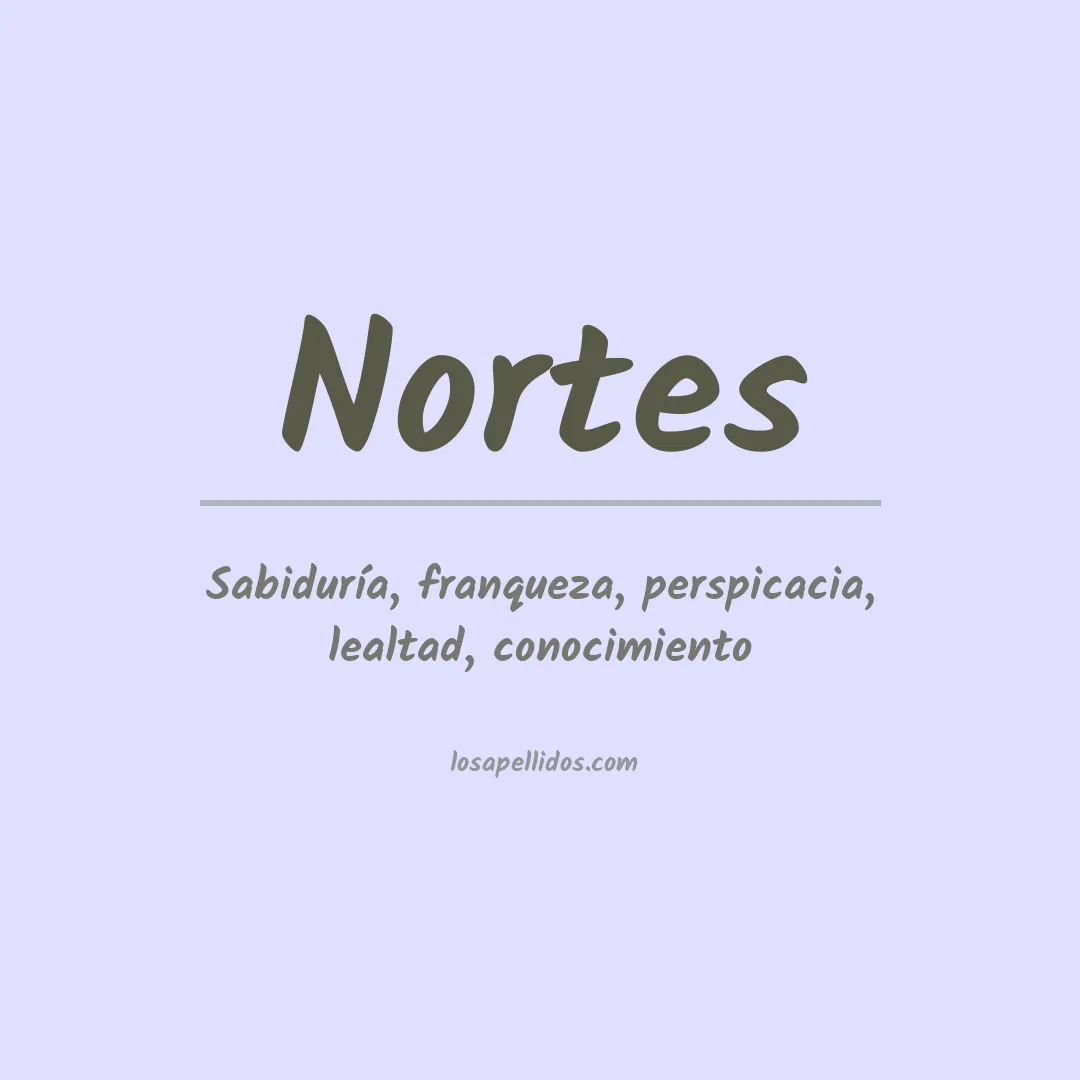 Apellido Nortes