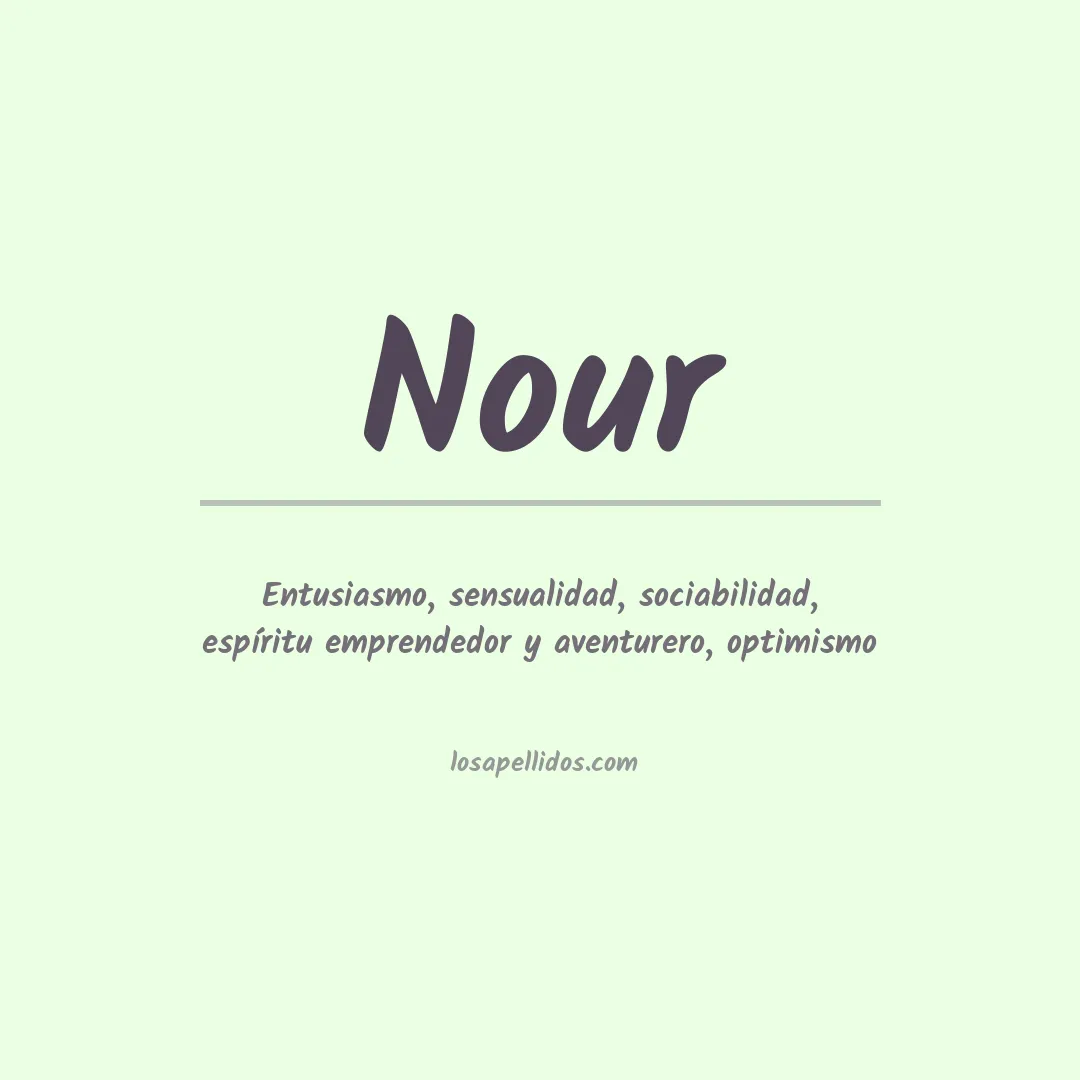 Apellido Nour