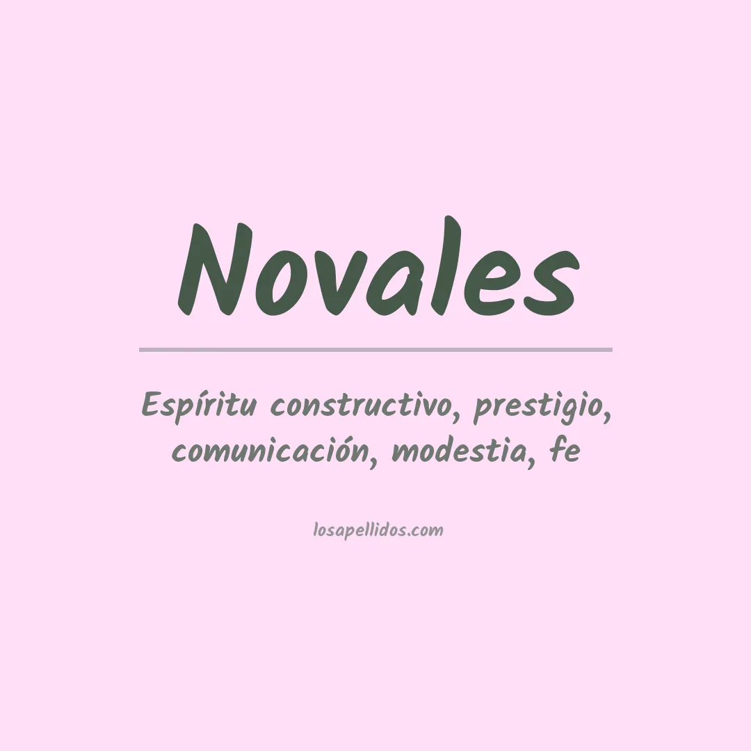 Apellido Novales