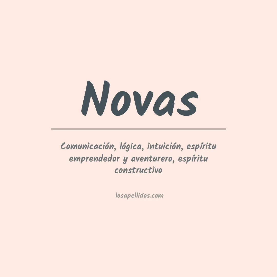 Apellido Novás