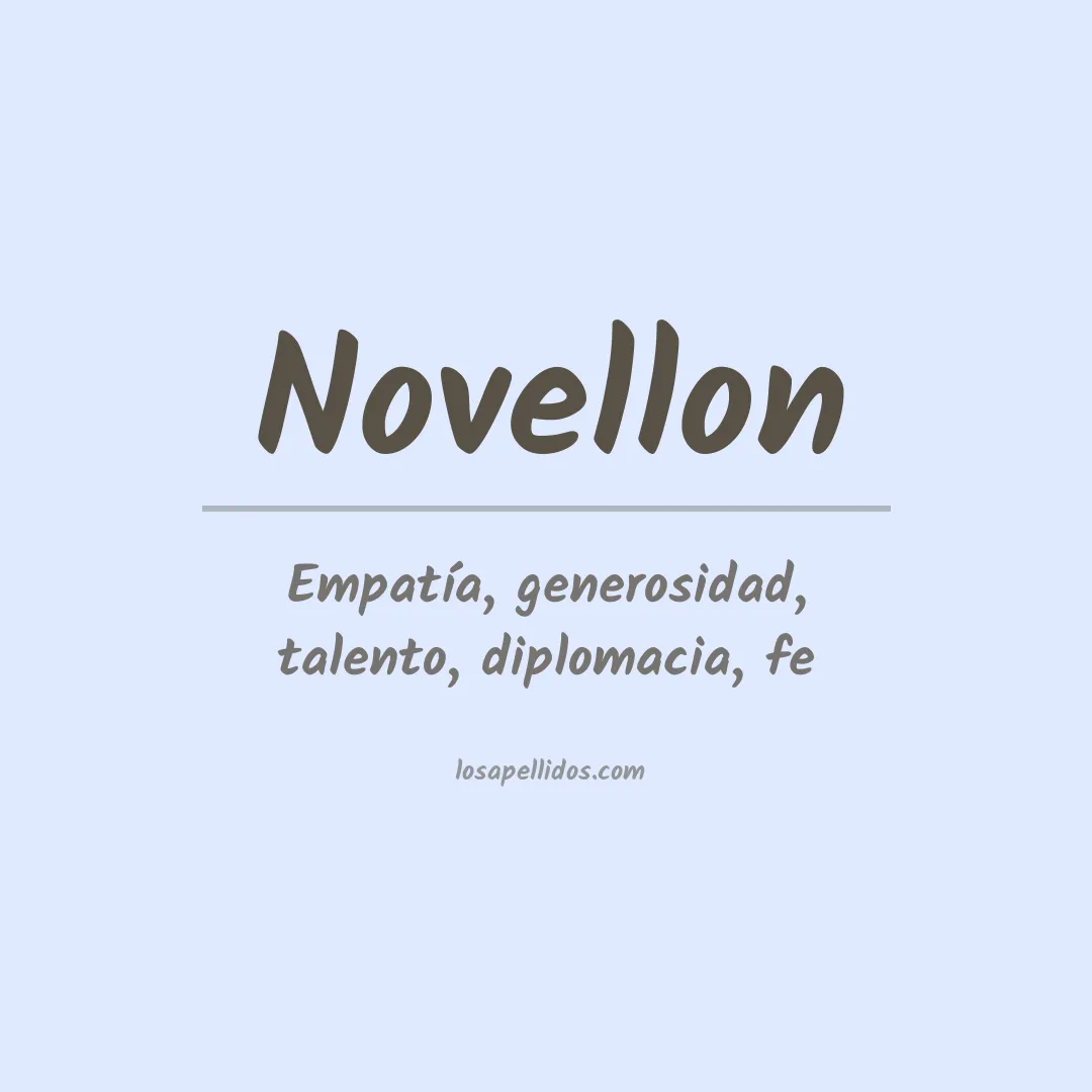 Apellido Novellon