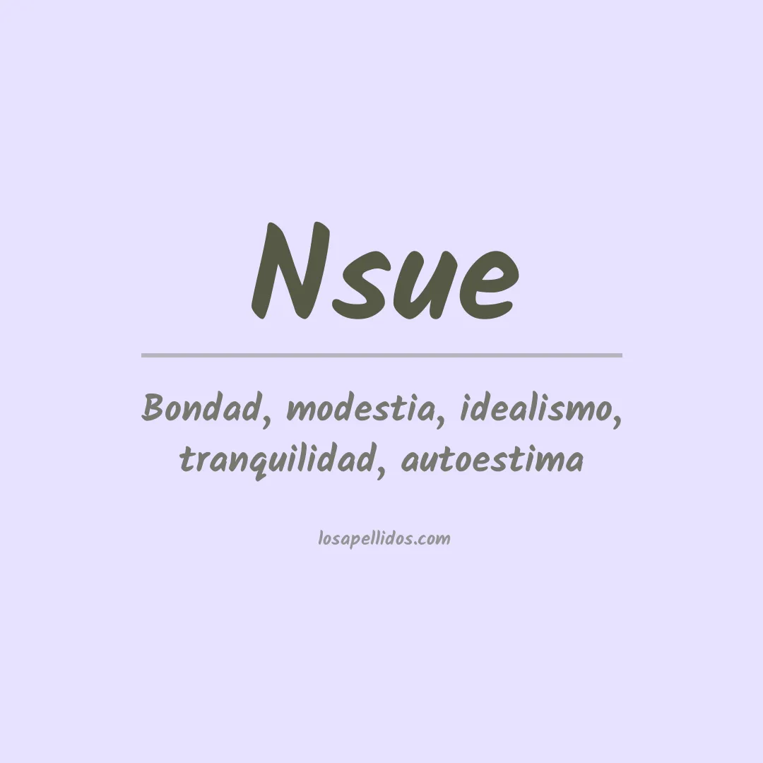 Apellido Nsue