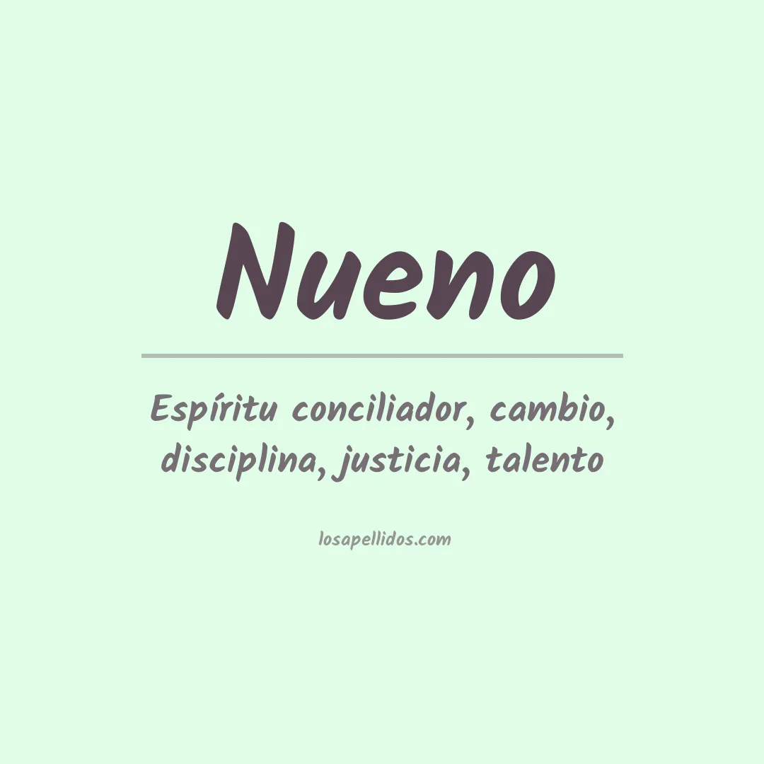 Apellido Nueno