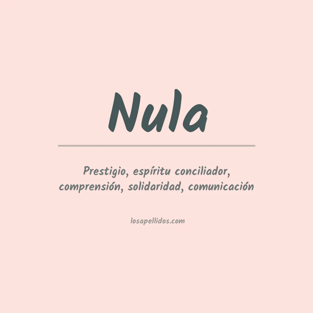 Apellido Nula