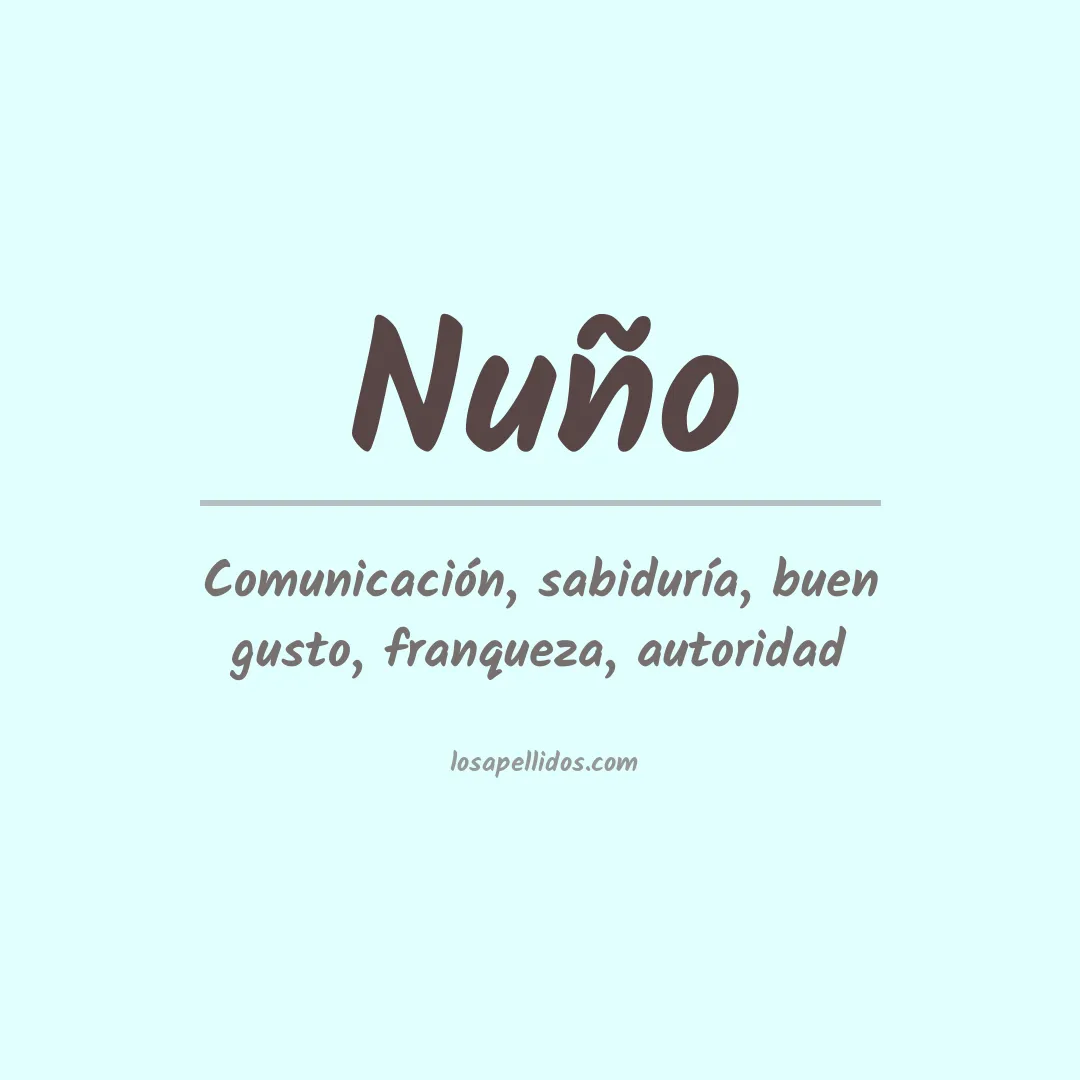 Apellido Nuño