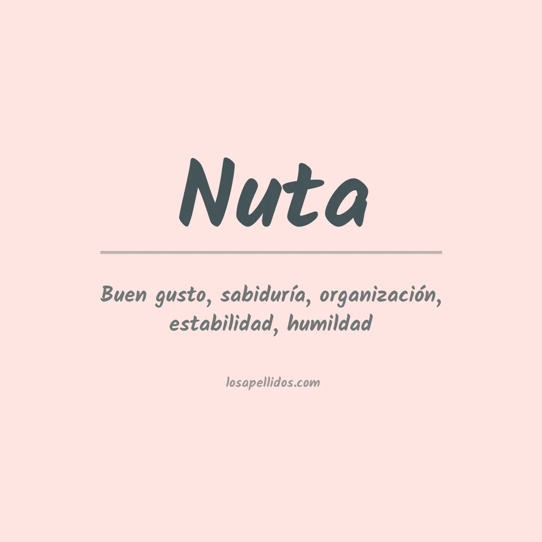 Apellido Nuta