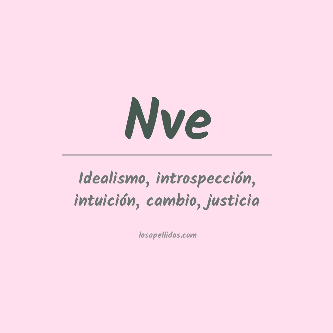 Apellido Nve