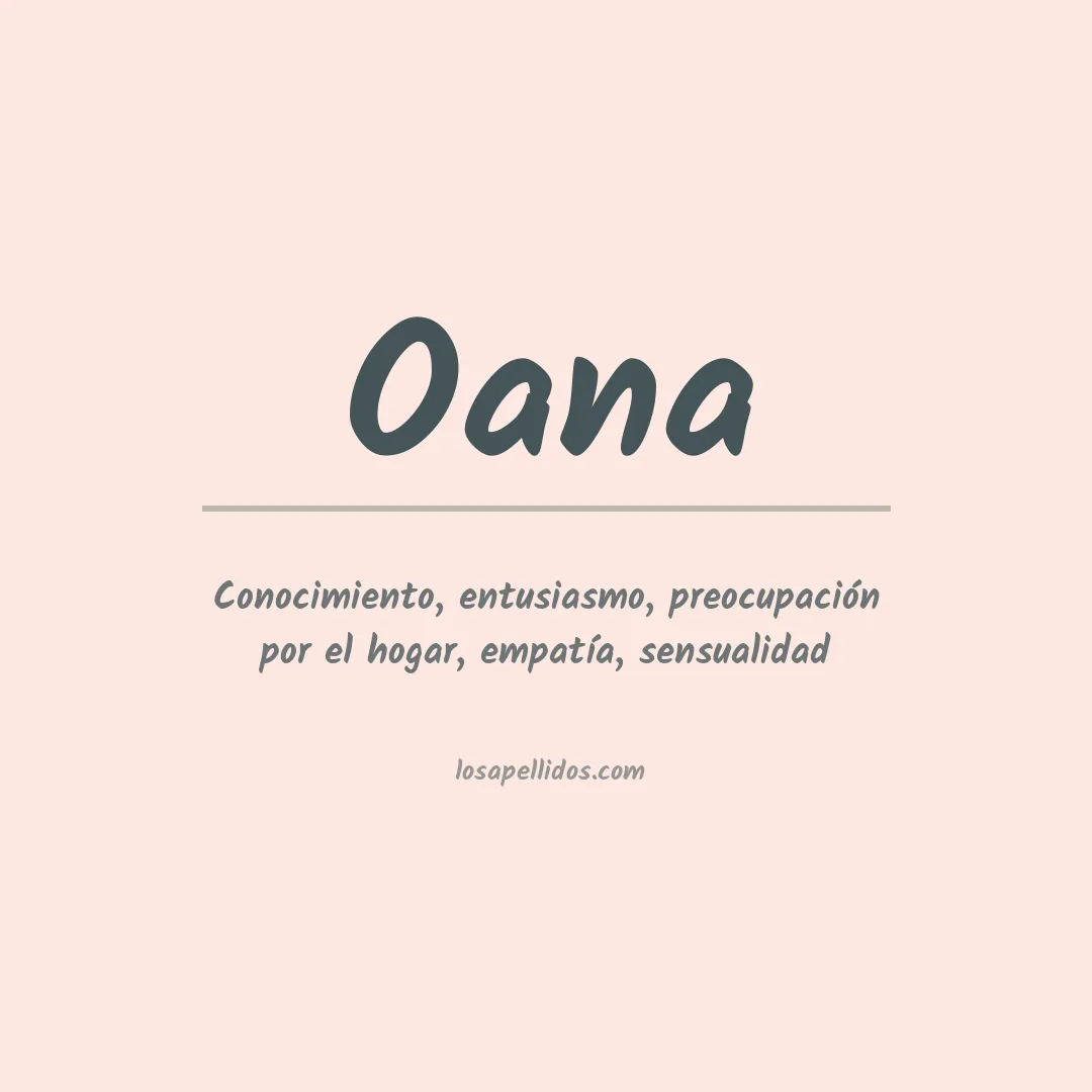 Apellido Oana