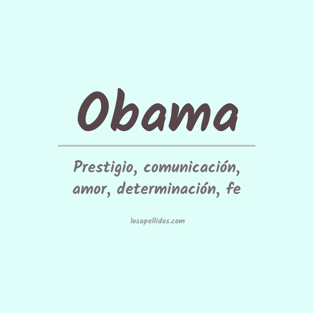 Apellido Obama