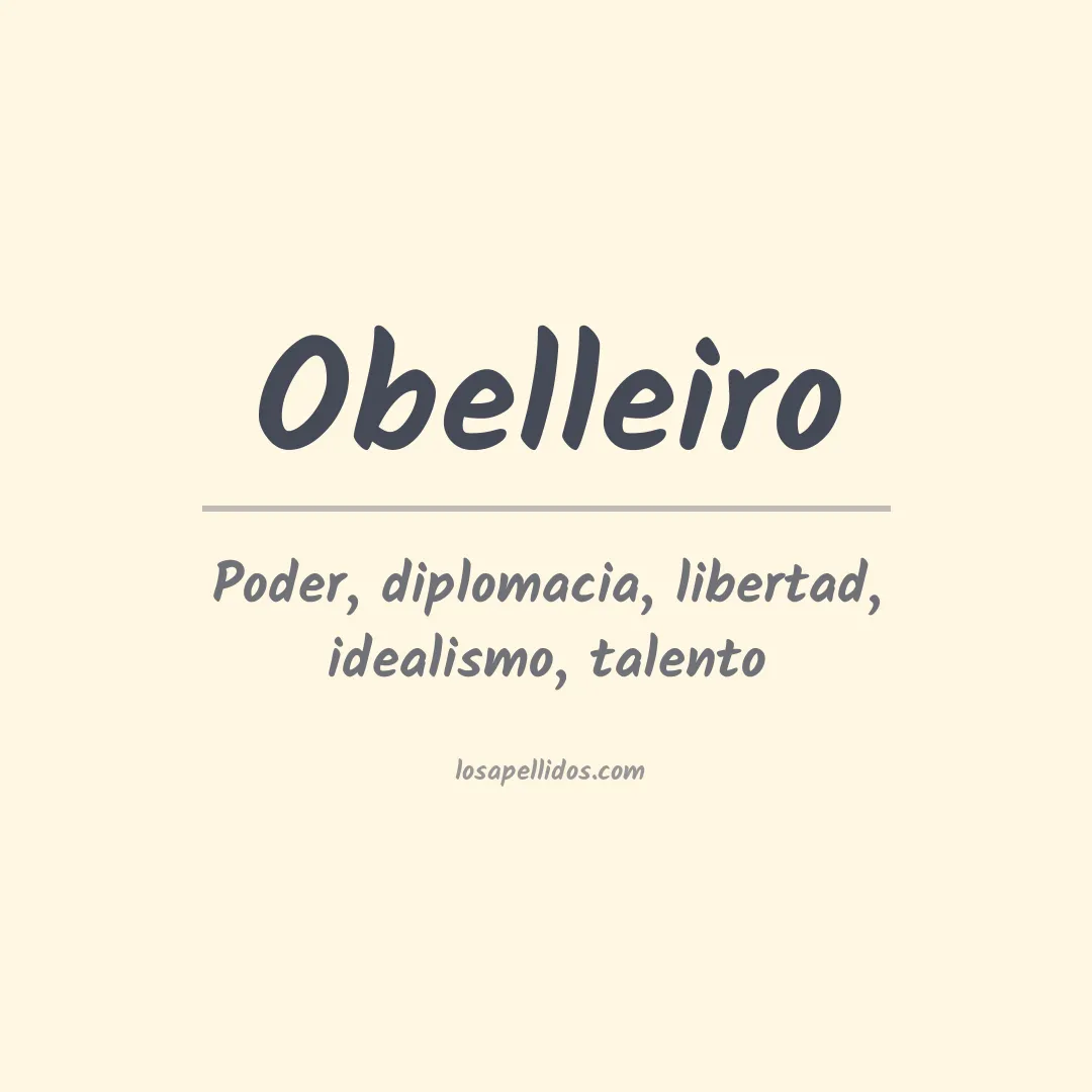 Apellido Obelleiro