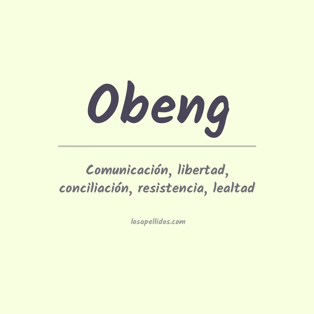 Apellido Obeng