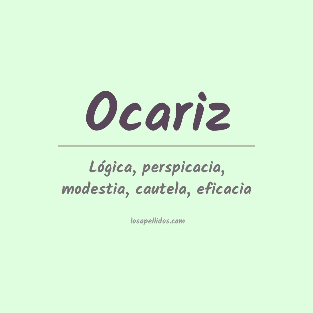 Apellido Ocariz