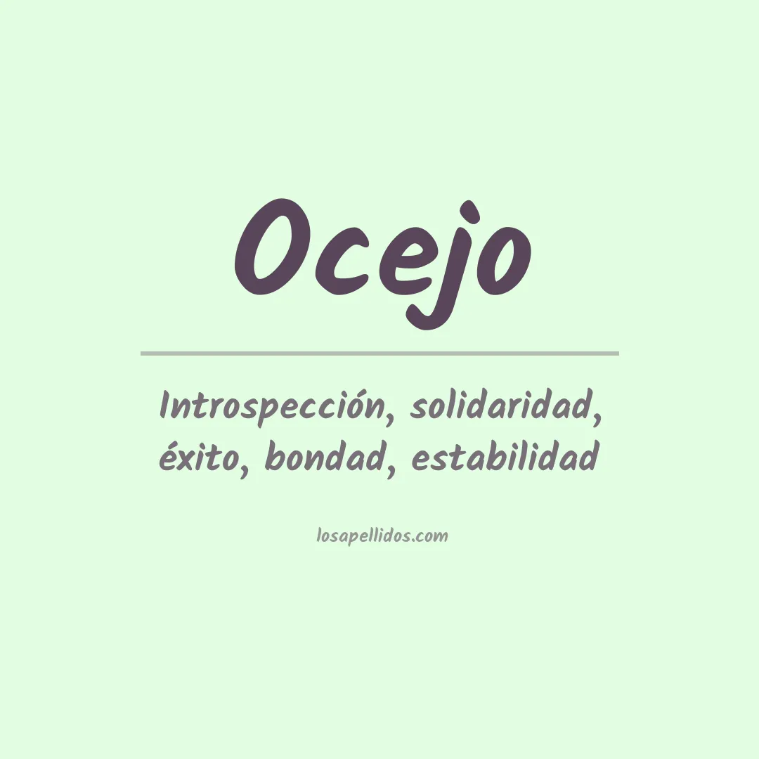 Apellido Ocejo