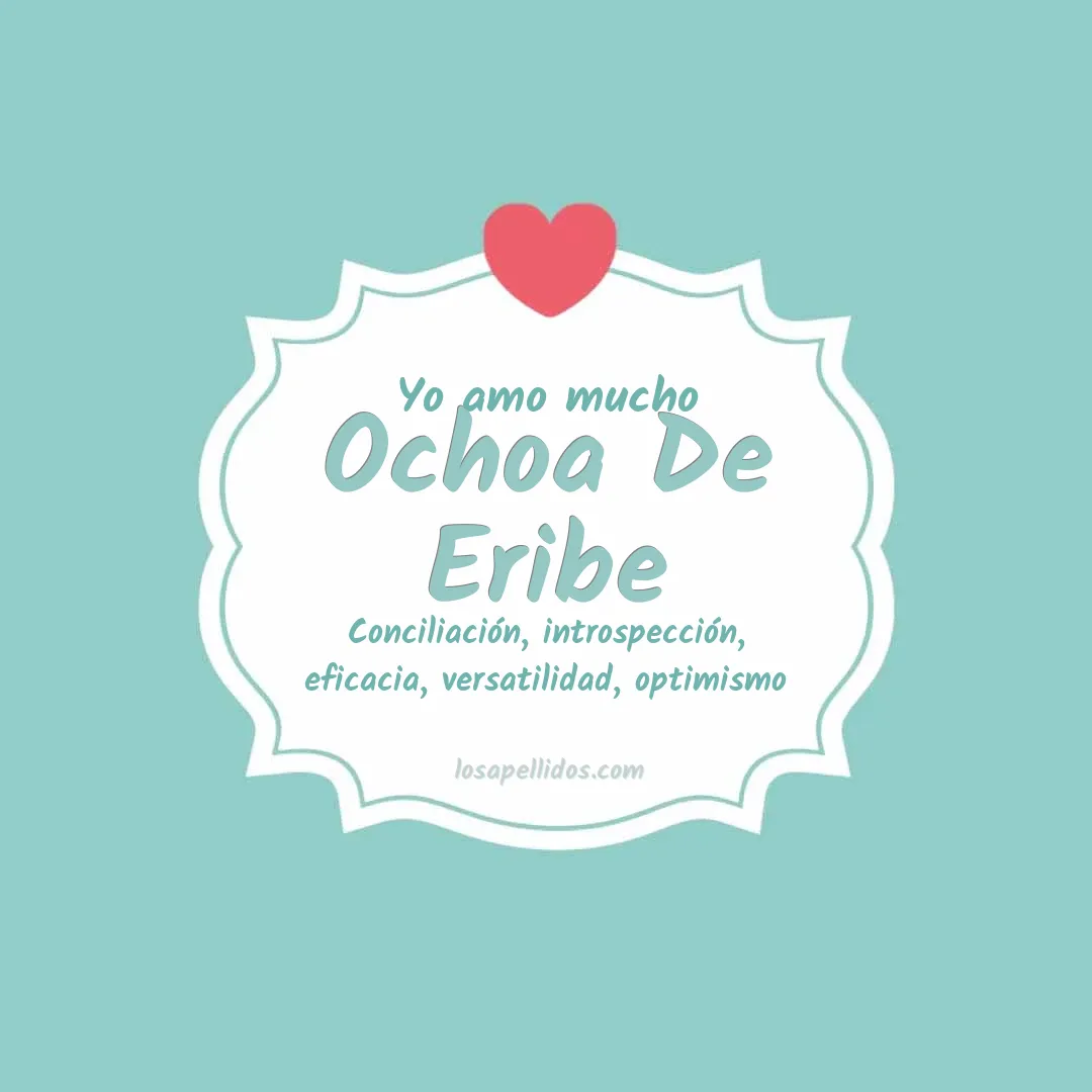 Yo amo mucho Ochoa de eribe
