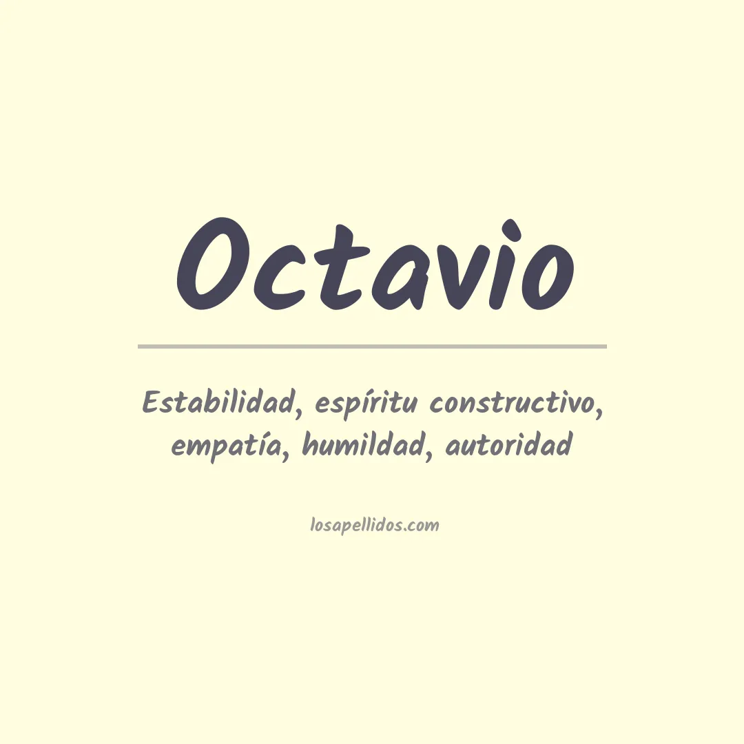 Apellido Octavio