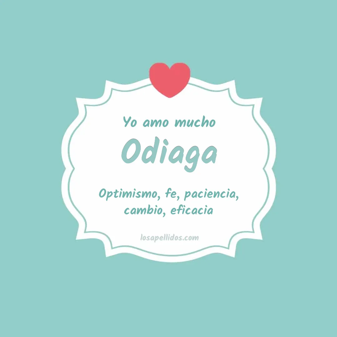 Yo amo mucho Odiaga