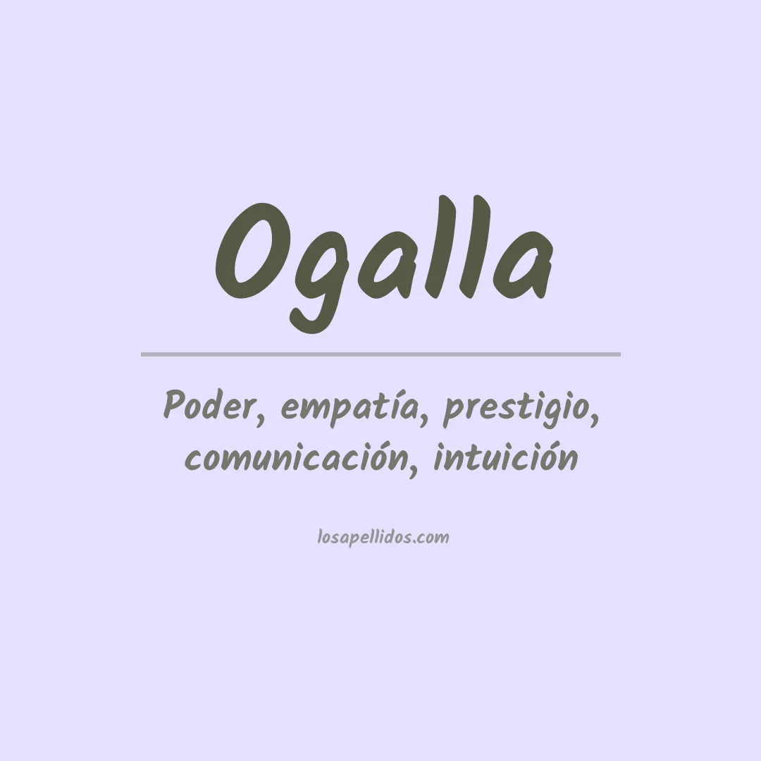 Apellido Ogalla