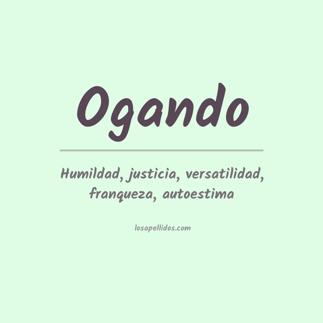 Apellido Ogando