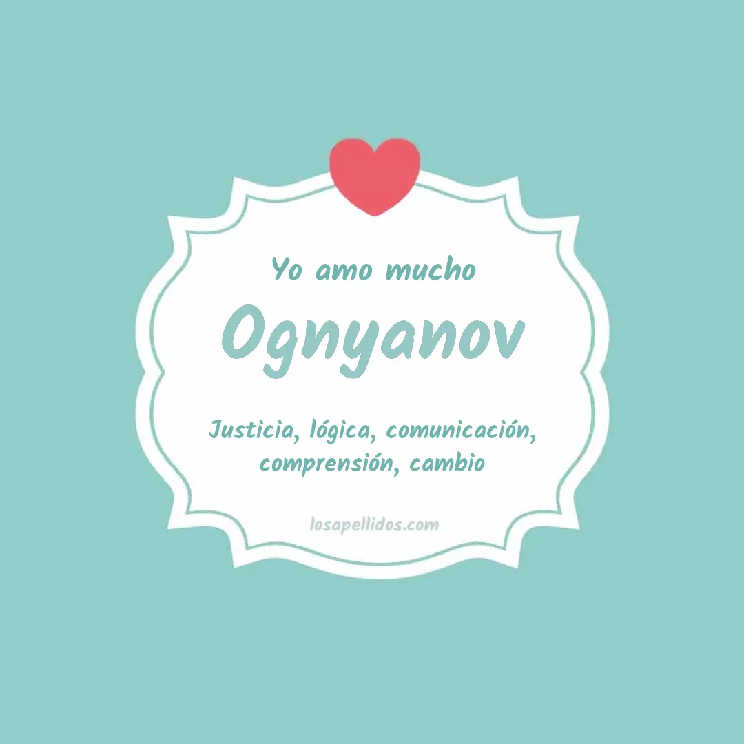 Yo amo mucho Ognyanov