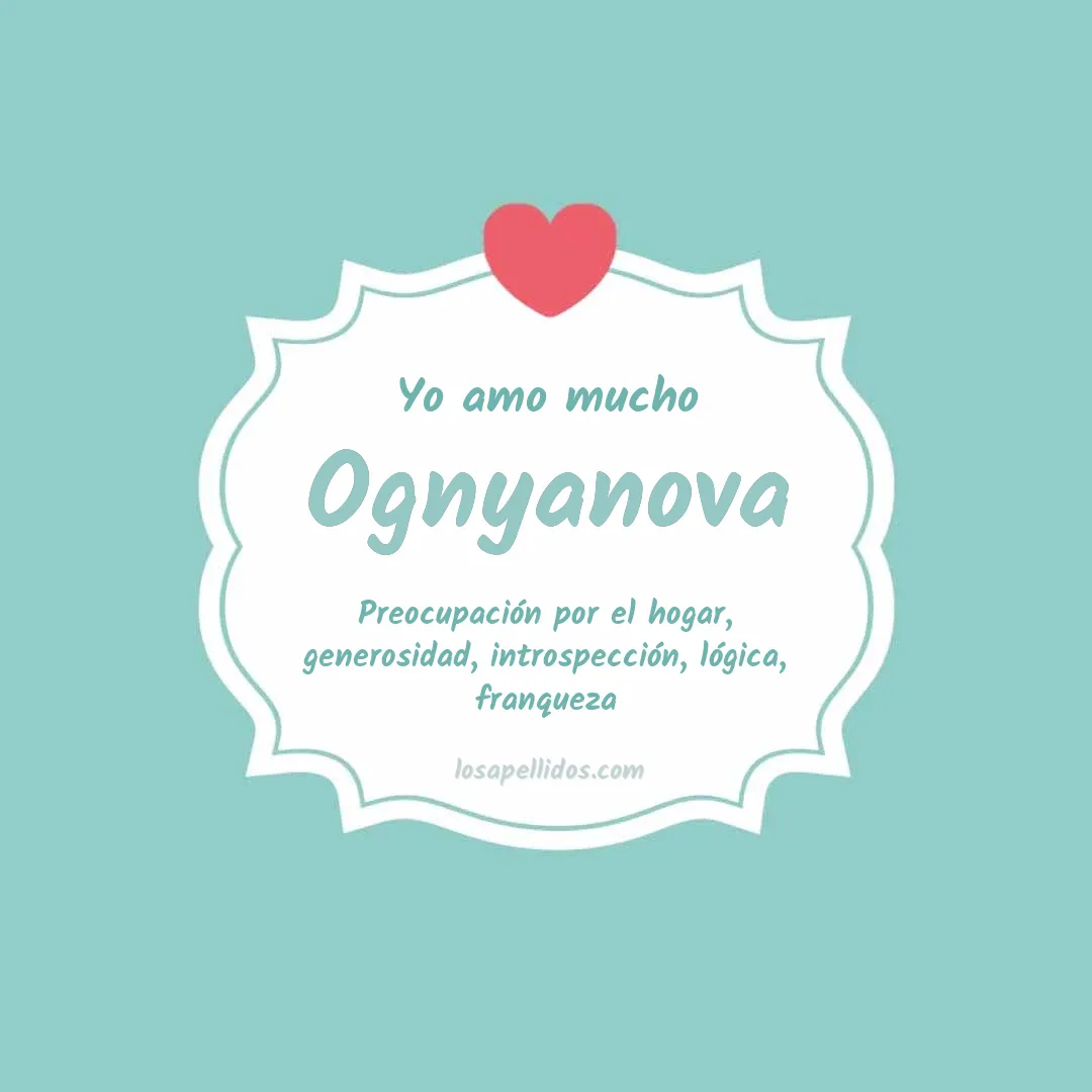 Yo amo mucho Ognyanova