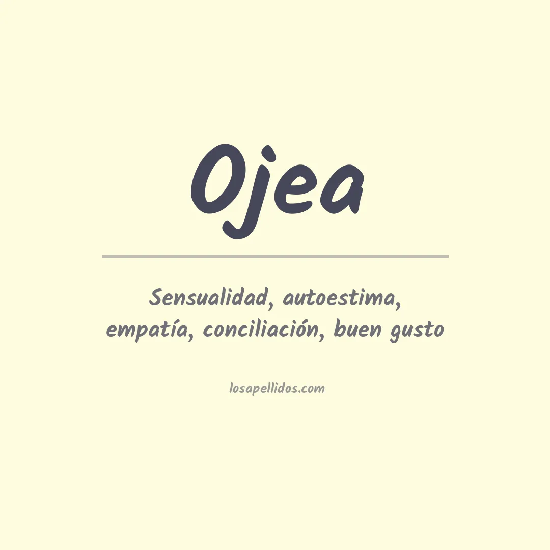 Apellido Ojea